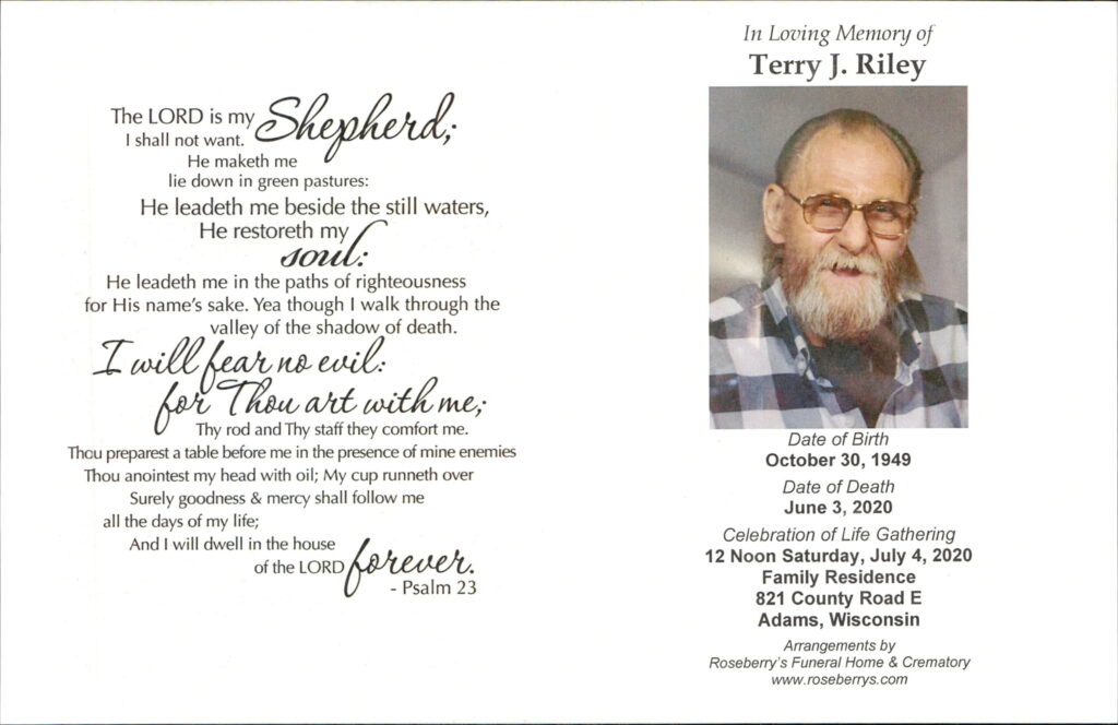 Roseberry's Funeral Home Obituaries